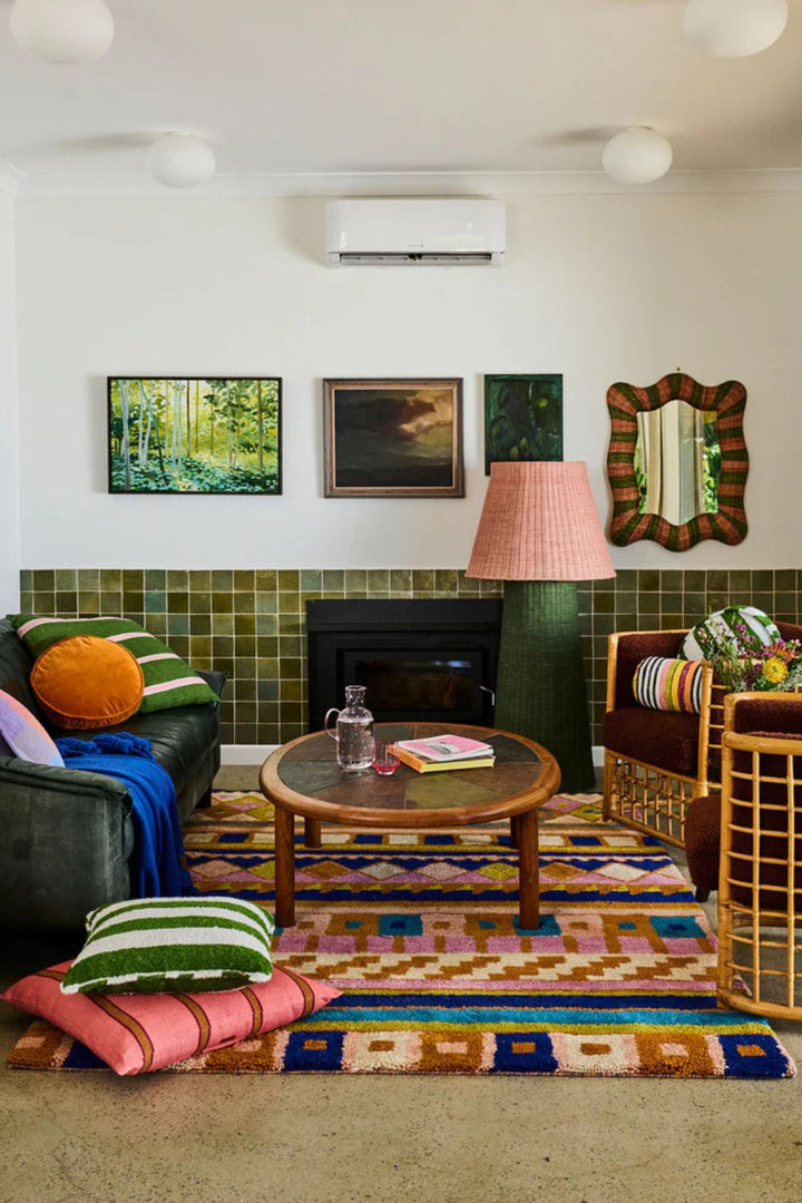PORTOFINO RATTAN FLOOR LAMP