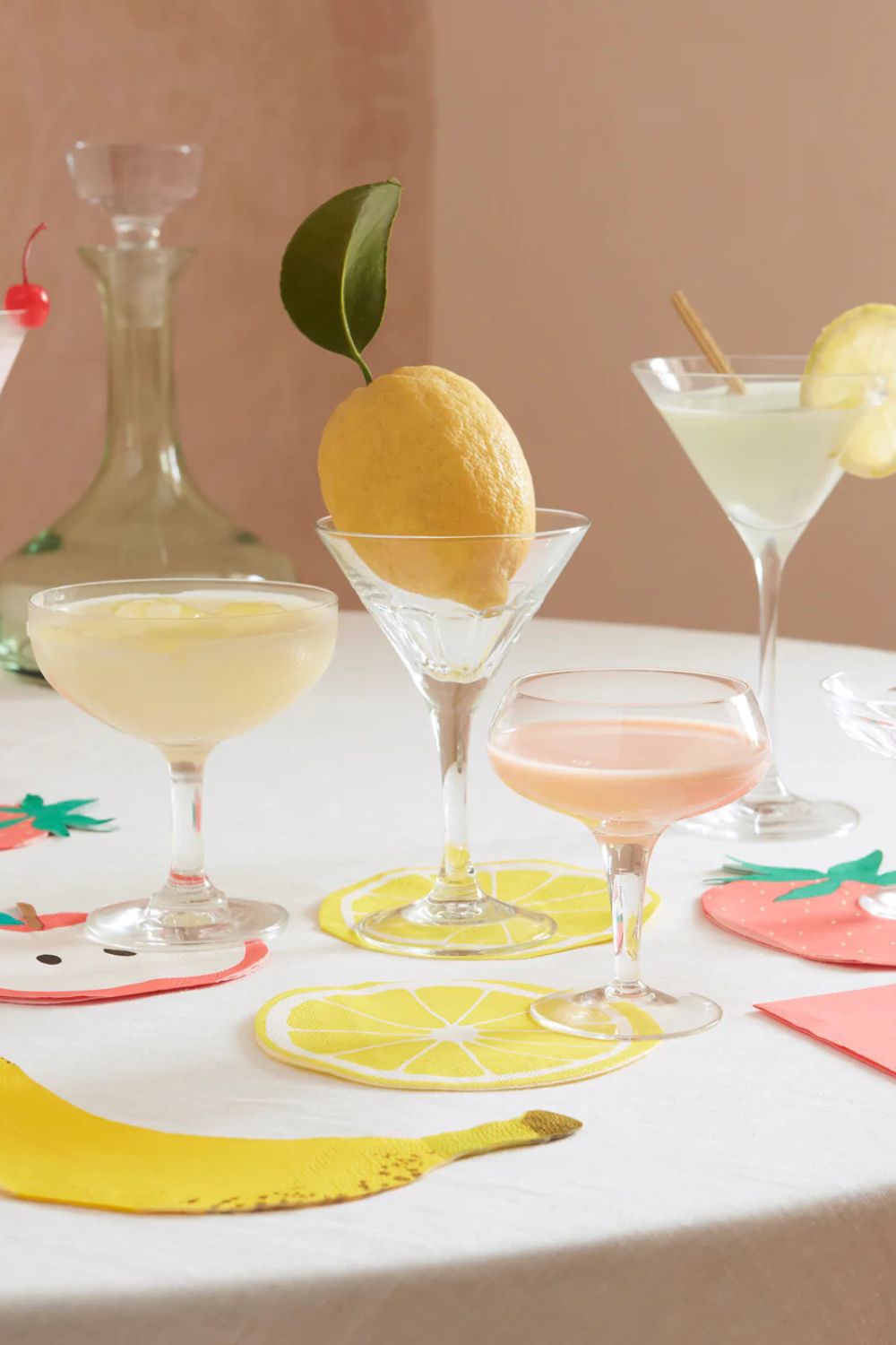 LEMON NAPKINS PACK OF 16