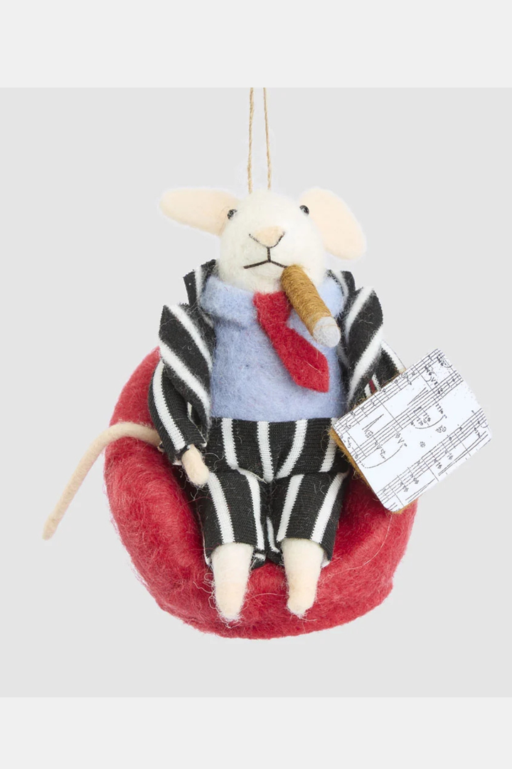 The Godmouse Hanging Felt Tree Decoration
