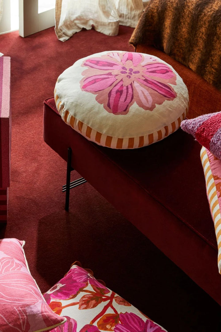 Rosetta Pink Cushion 50cm