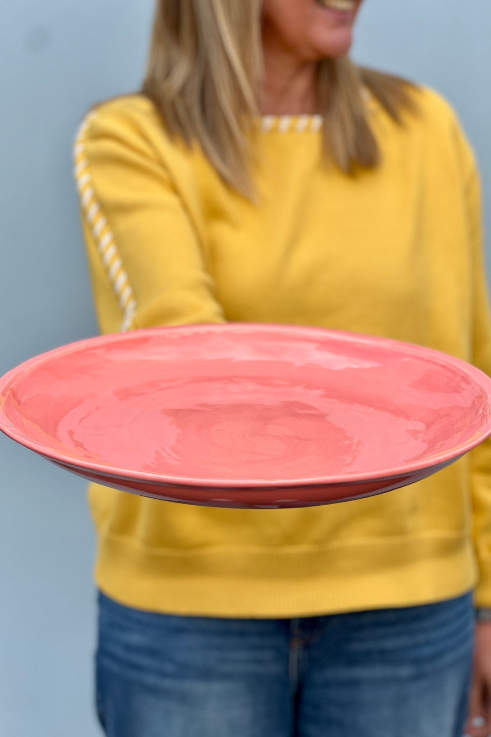 WELCOME PLATTER FLAMINGO