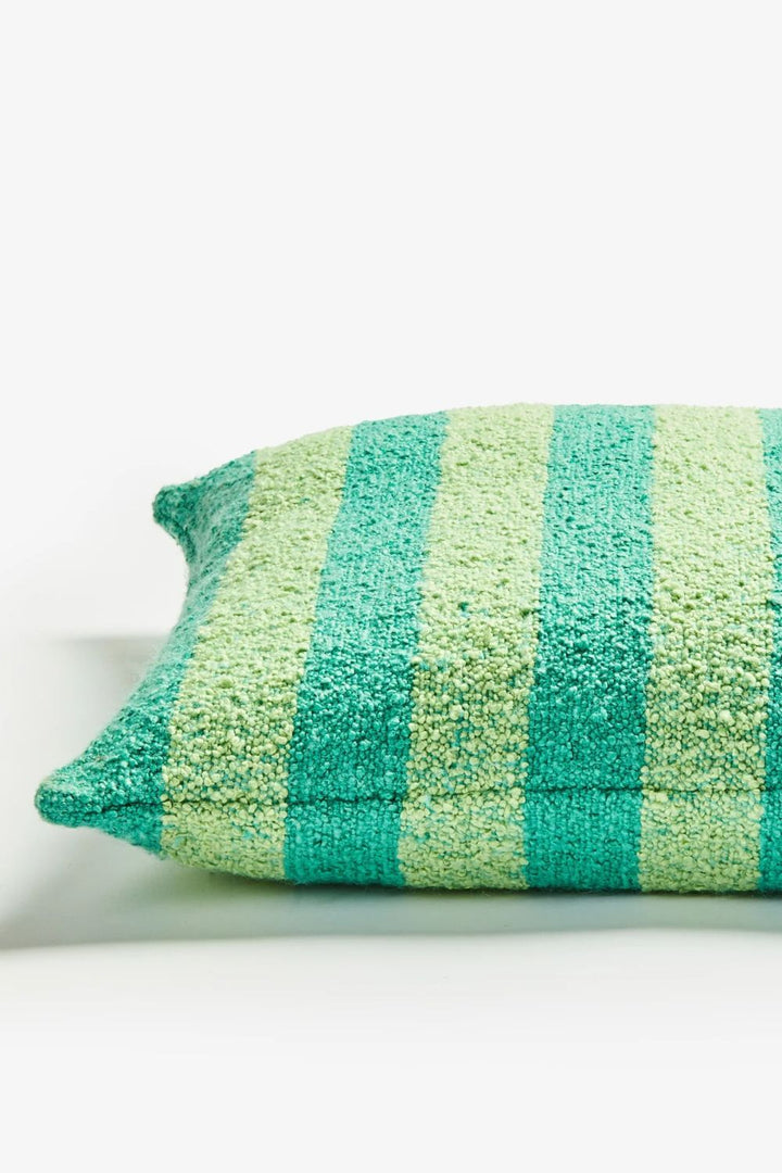 Boucle Stripe Mint 60cm Cushion