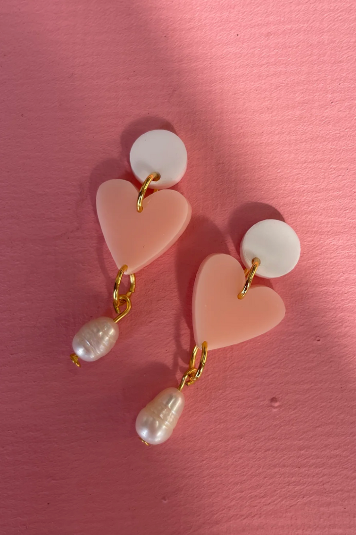 Lover Pearl Drops - Pale Pink with Pearl