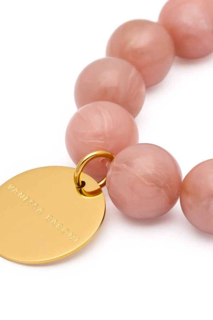 Beads Flex Bracelet Blush Marble