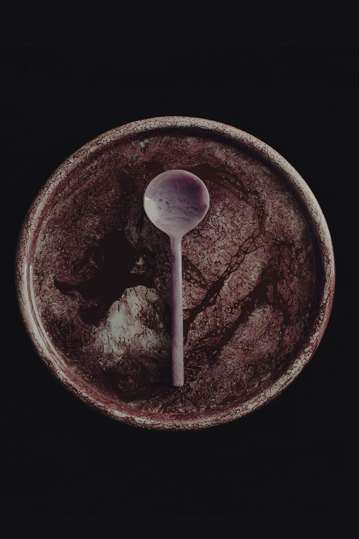 Round platter Ochre