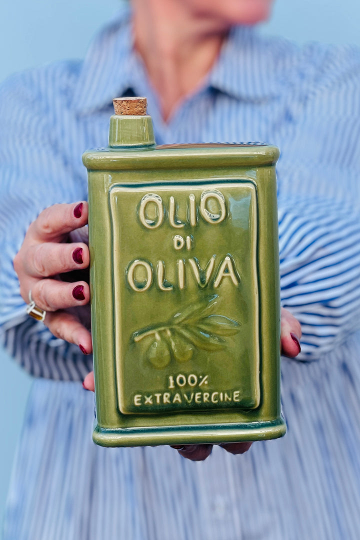 OLIO CERAMIC OIL BOTTLE WHITE