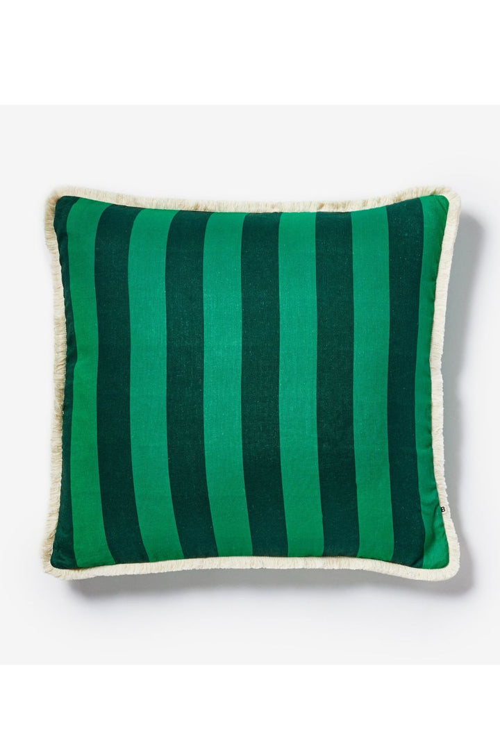 Bold Stripe Emerald Cushion