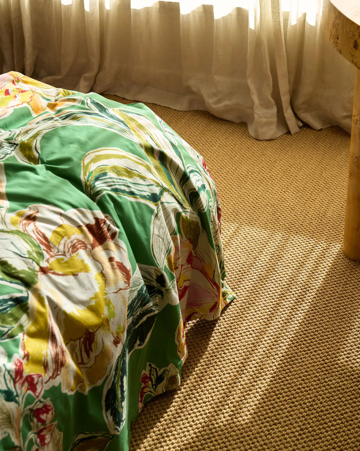 Somerset Green Organic Cotton Quilt Cover