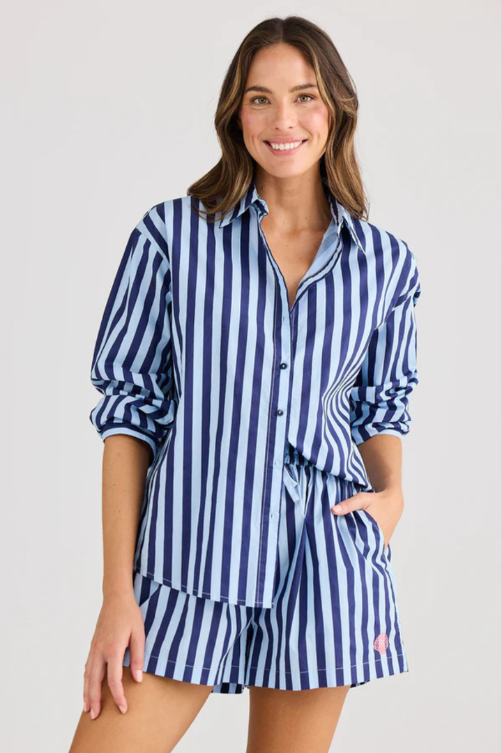 Adrift Shirt - Blue Stripe