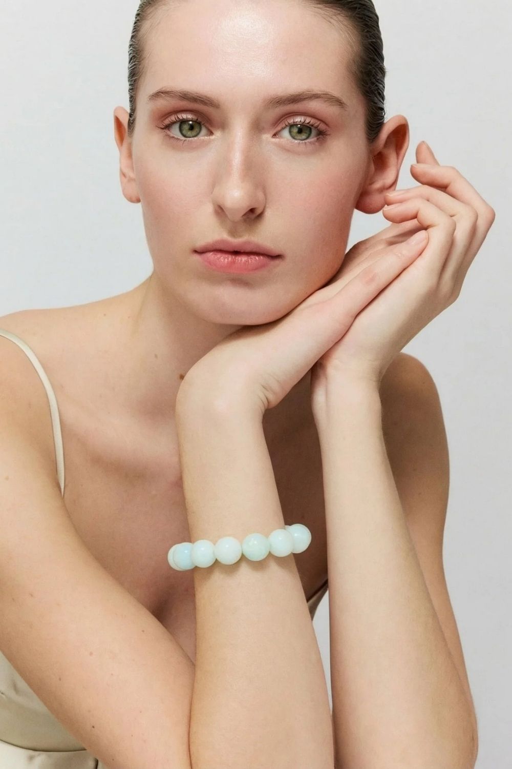 BEADS FLEX BRACELET CLOUD MARBLE