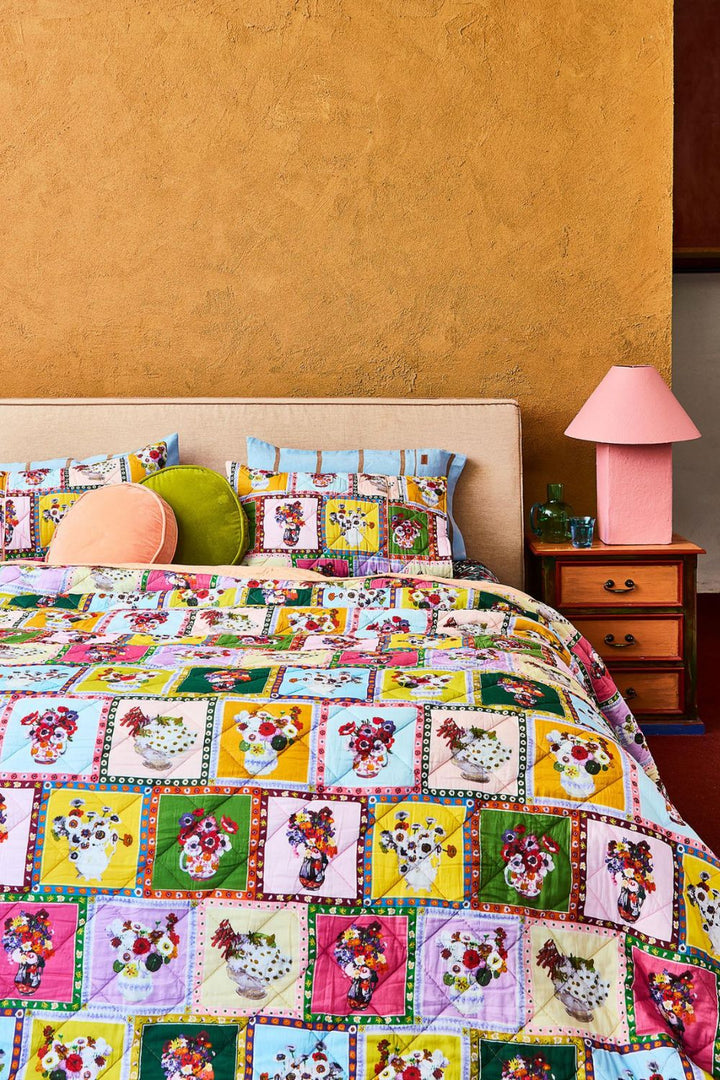 Margaret Preston Margaret's Vase Organic Cotton Quilted Bedspread