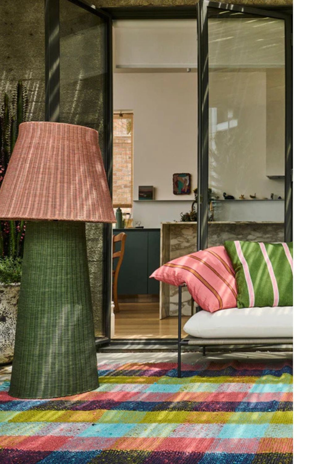 PORTOFINO RATTAN FLOOR LAMP