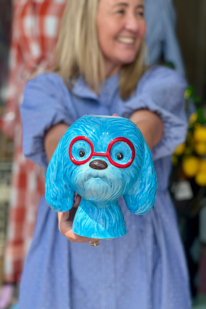 Dog Vase - Scruffy (King Charles)