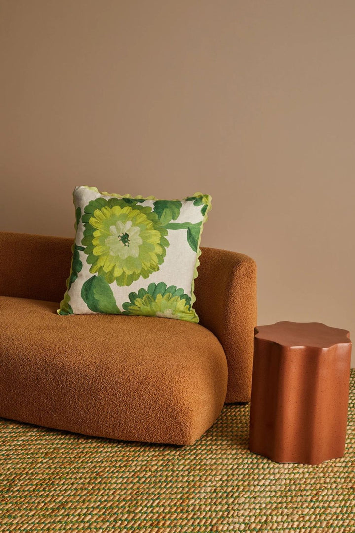 Dahlia Green 60cm Cushion