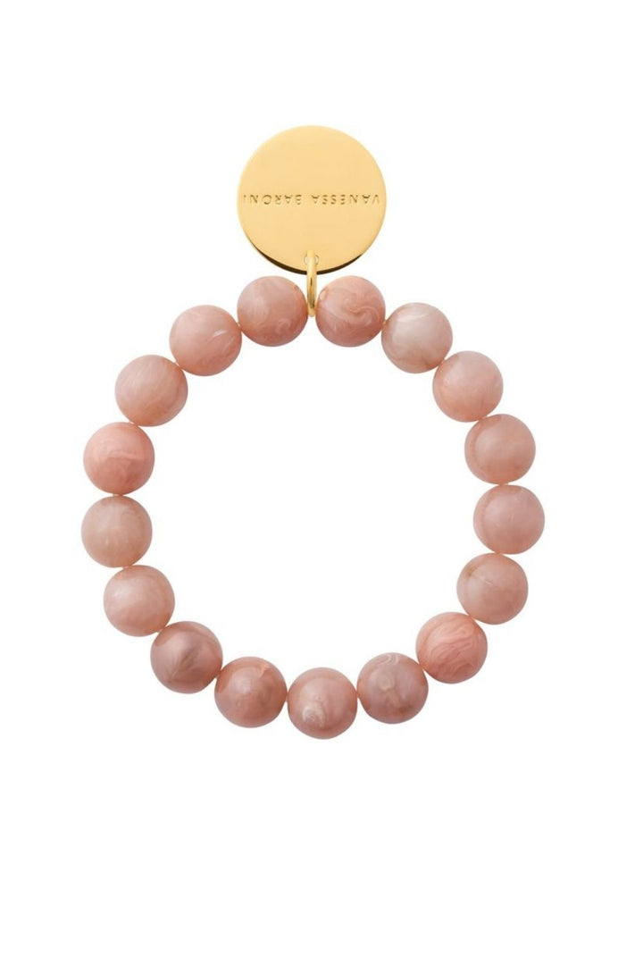 Mini Beads Flex Bracelet Blush Marble