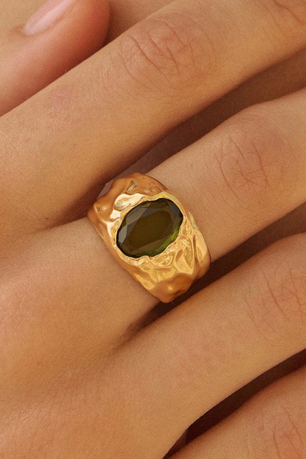 Carmen Dark Green Ring