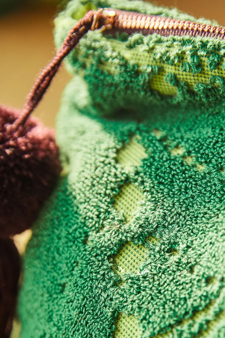 Lucia Terry Pouch - Kelp small