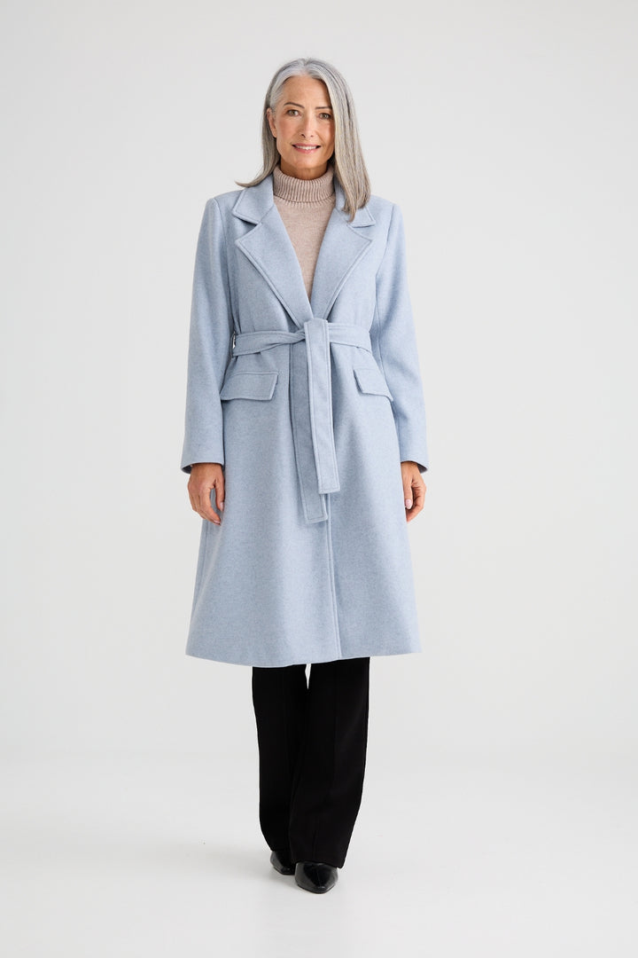 JULIANNE COAT STEEL BLUE
