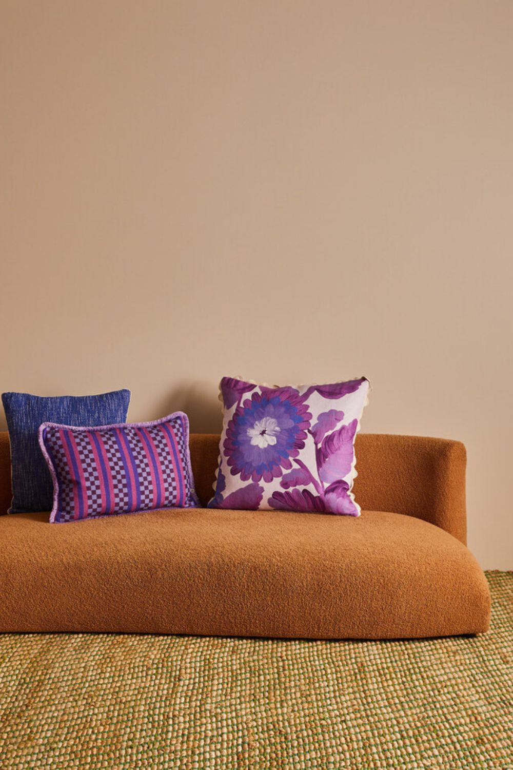 Dahlia Violet 60cm Cushion