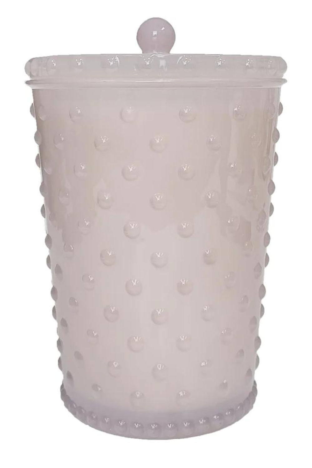 Simpatico White Flower Grande Hobnail Candle