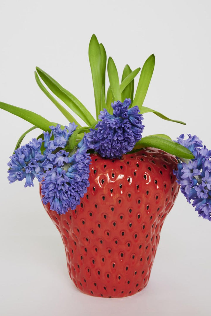 Strawberry Vase One Size