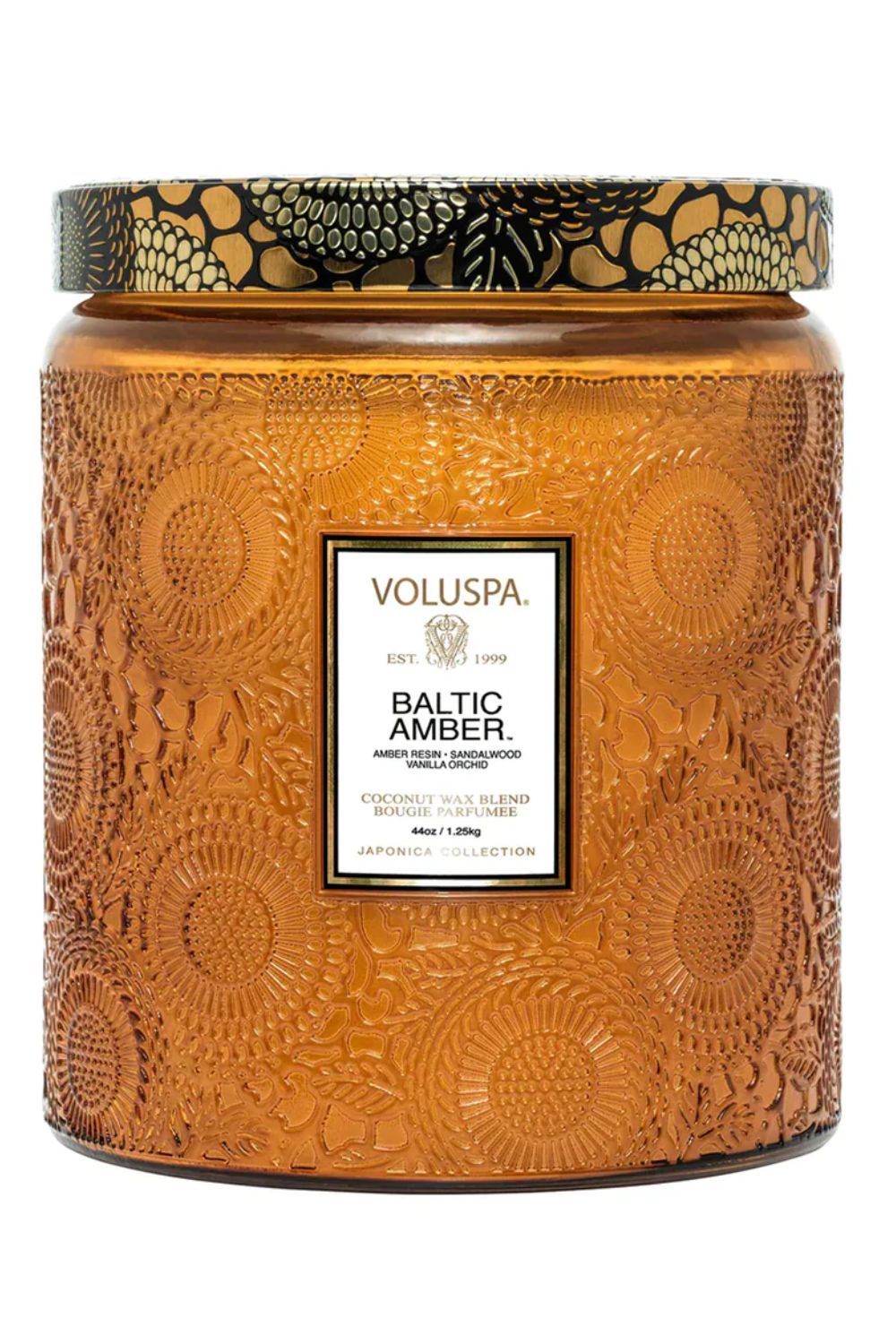 VOLUSPA BALTIC AMBER 140hr CANDLE + LID