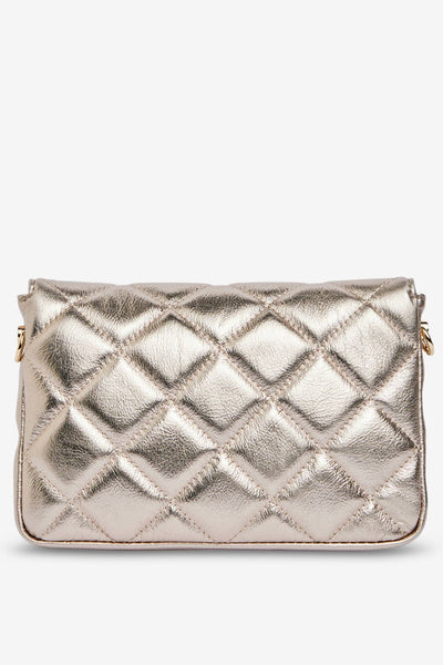 Sarah Crossbody - Quilted Gold