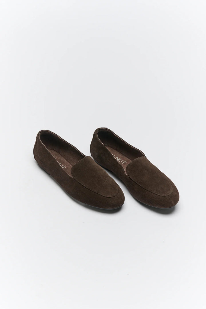 Drew Leather Loafer - Bitter Choc Suede