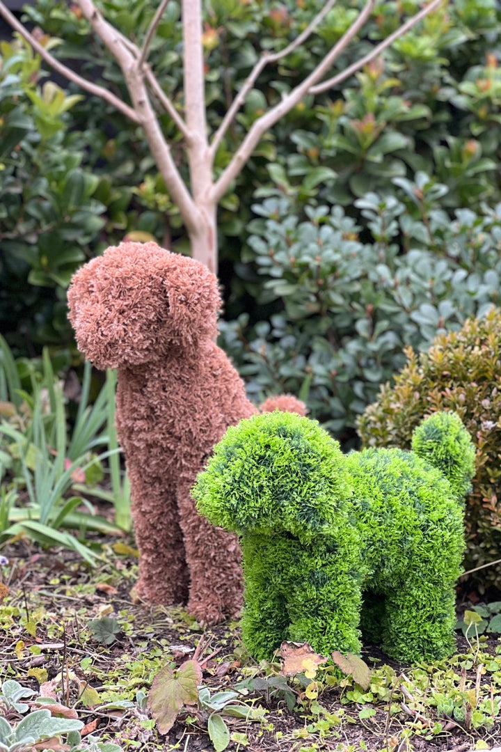 MILO Topiary Cypress Dog (UV Treated) - Light Brown