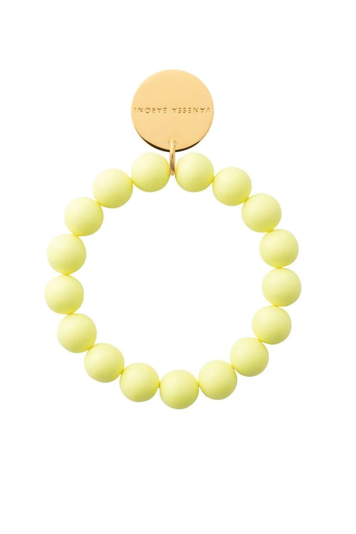 Mini Beads Flex Bracelet Butter Yellow