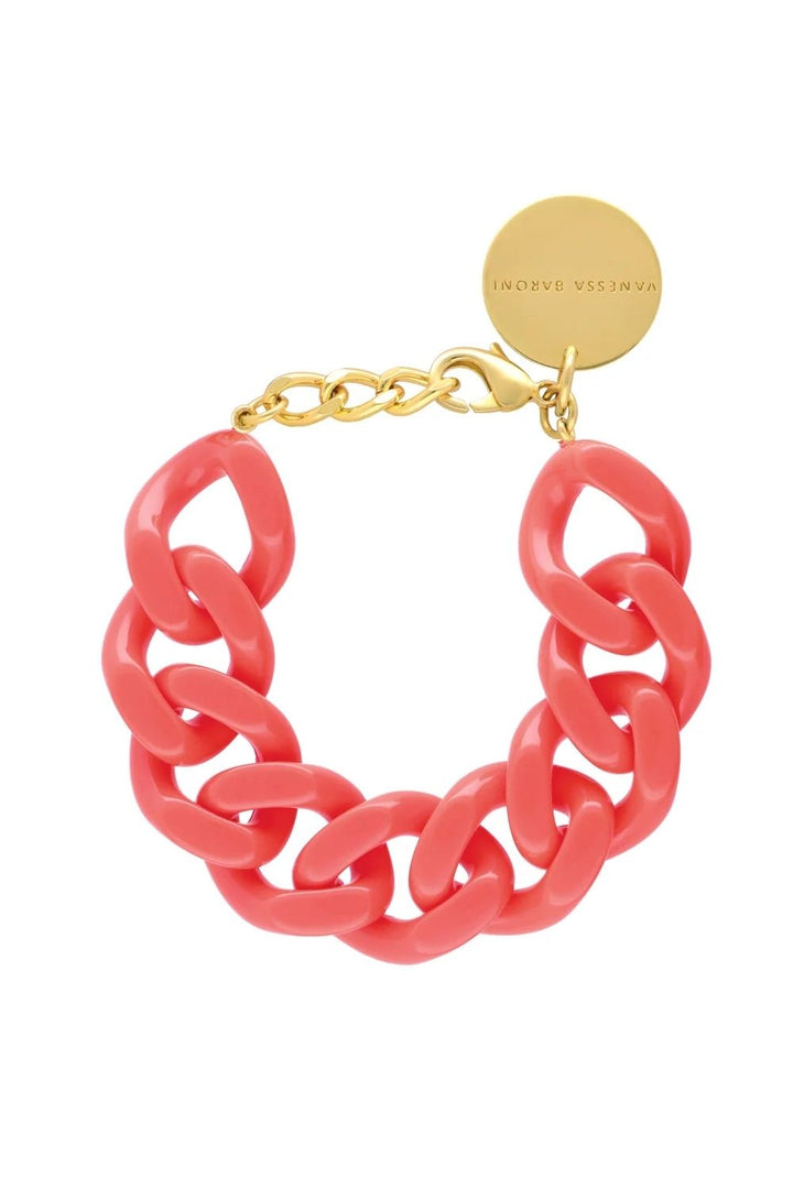 Flat Chain Bracelet-Flamingo