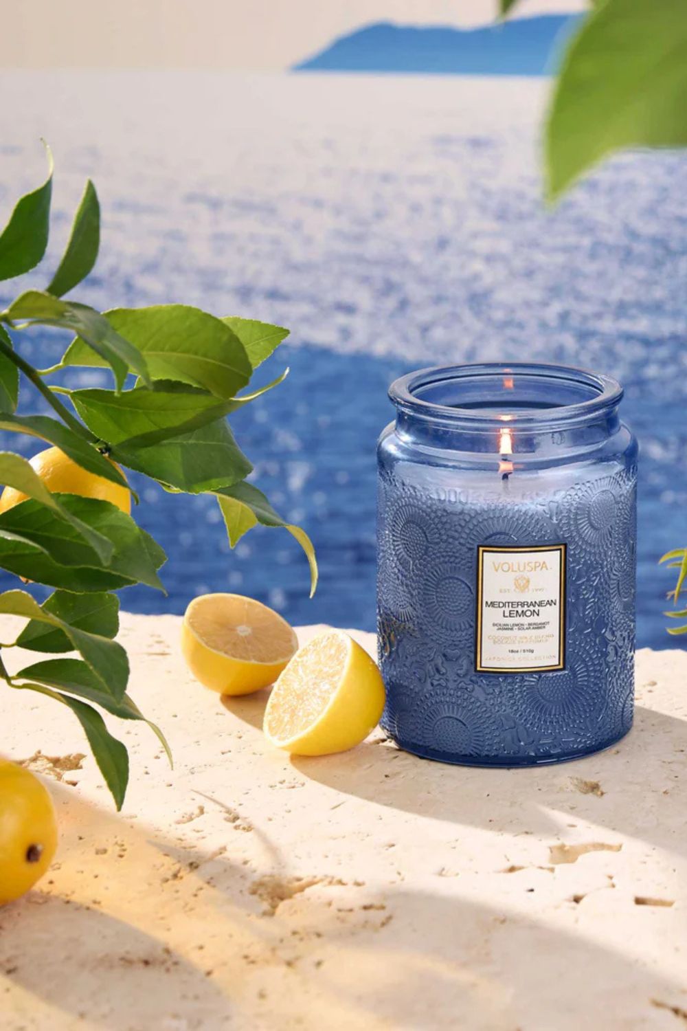 VOLUSPA Mediterranean Lemon 100hr Candle