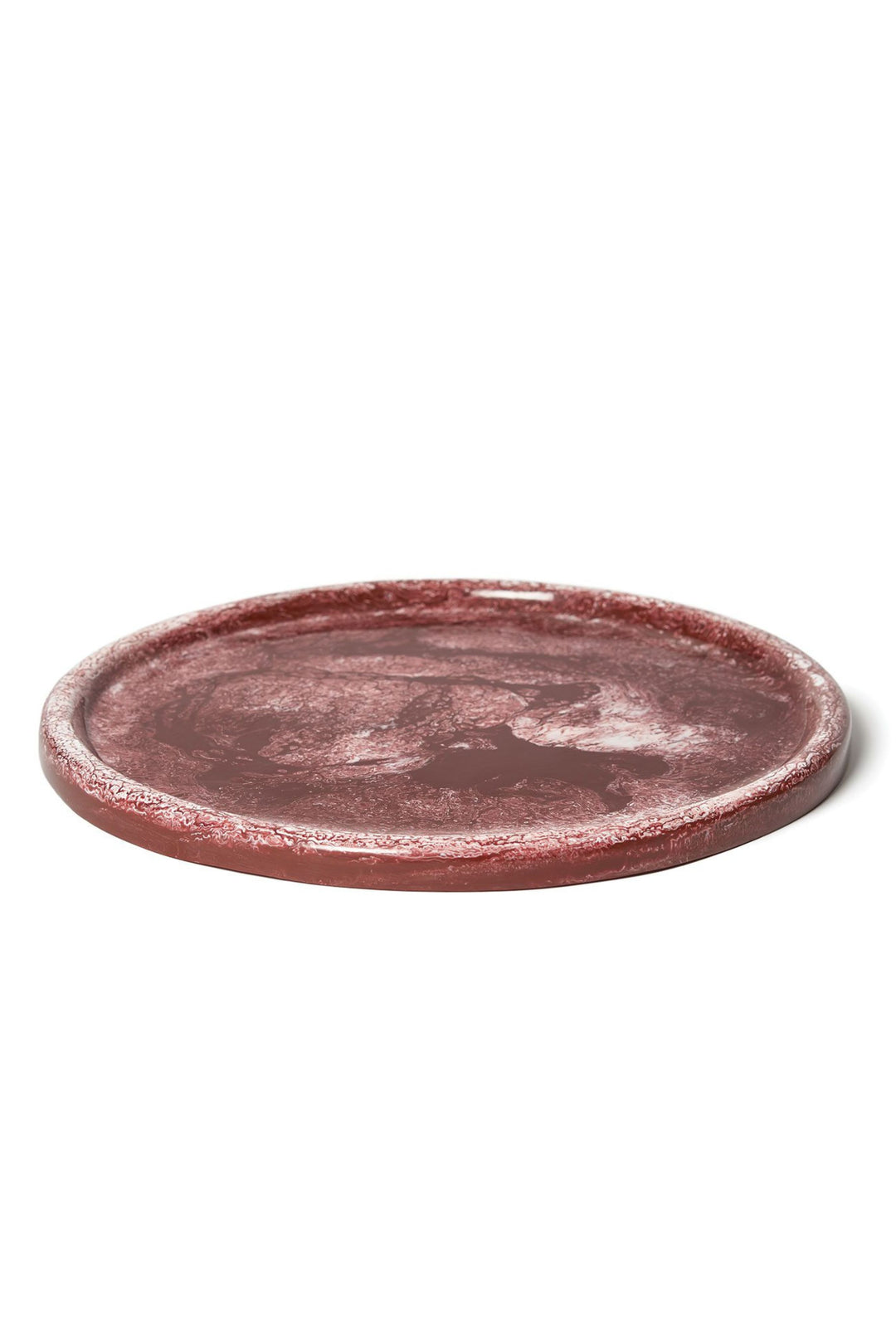 Round platter Ochre