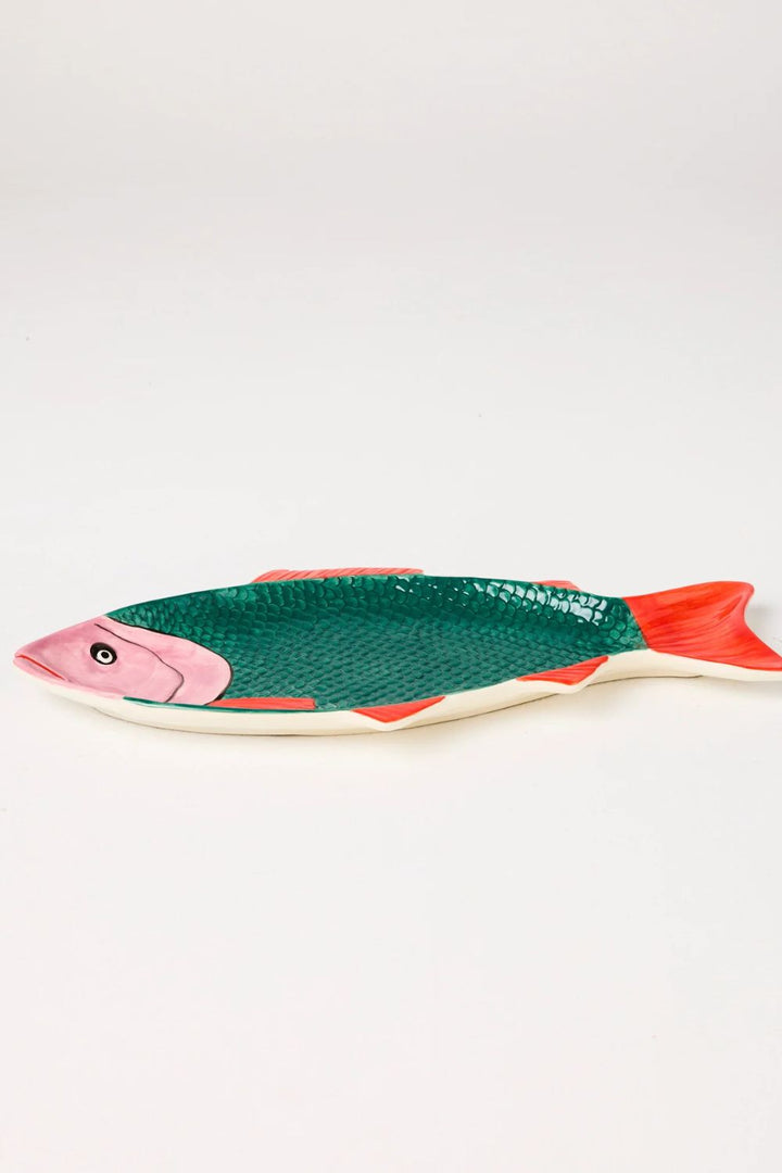 OLOMON FISH SERVING DISH