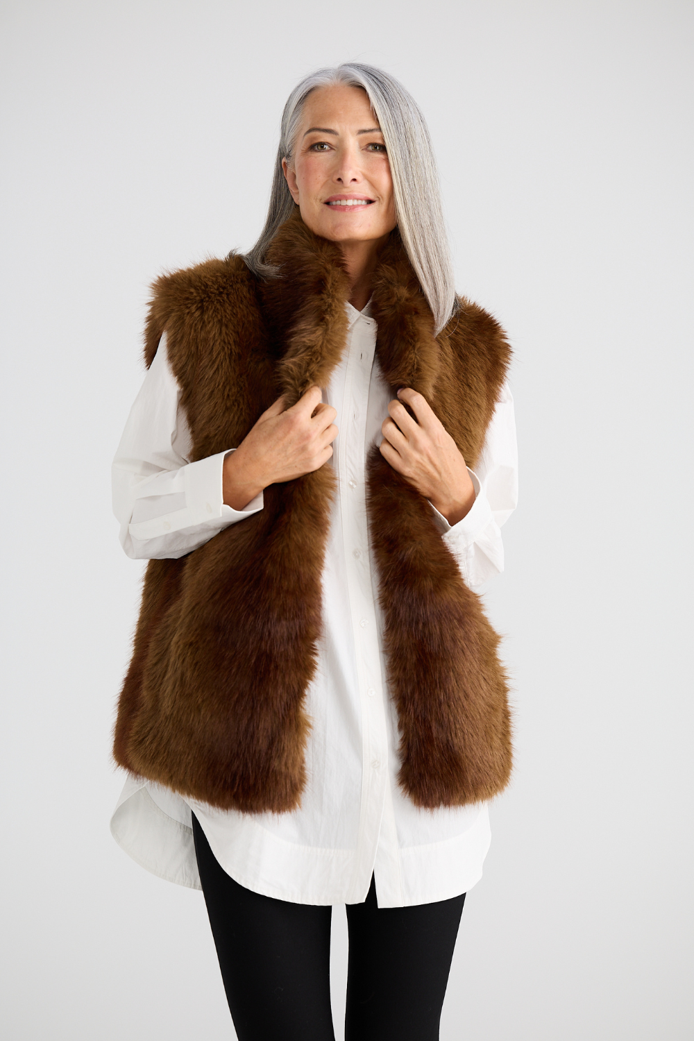 Vivienne Fur Vest Mink