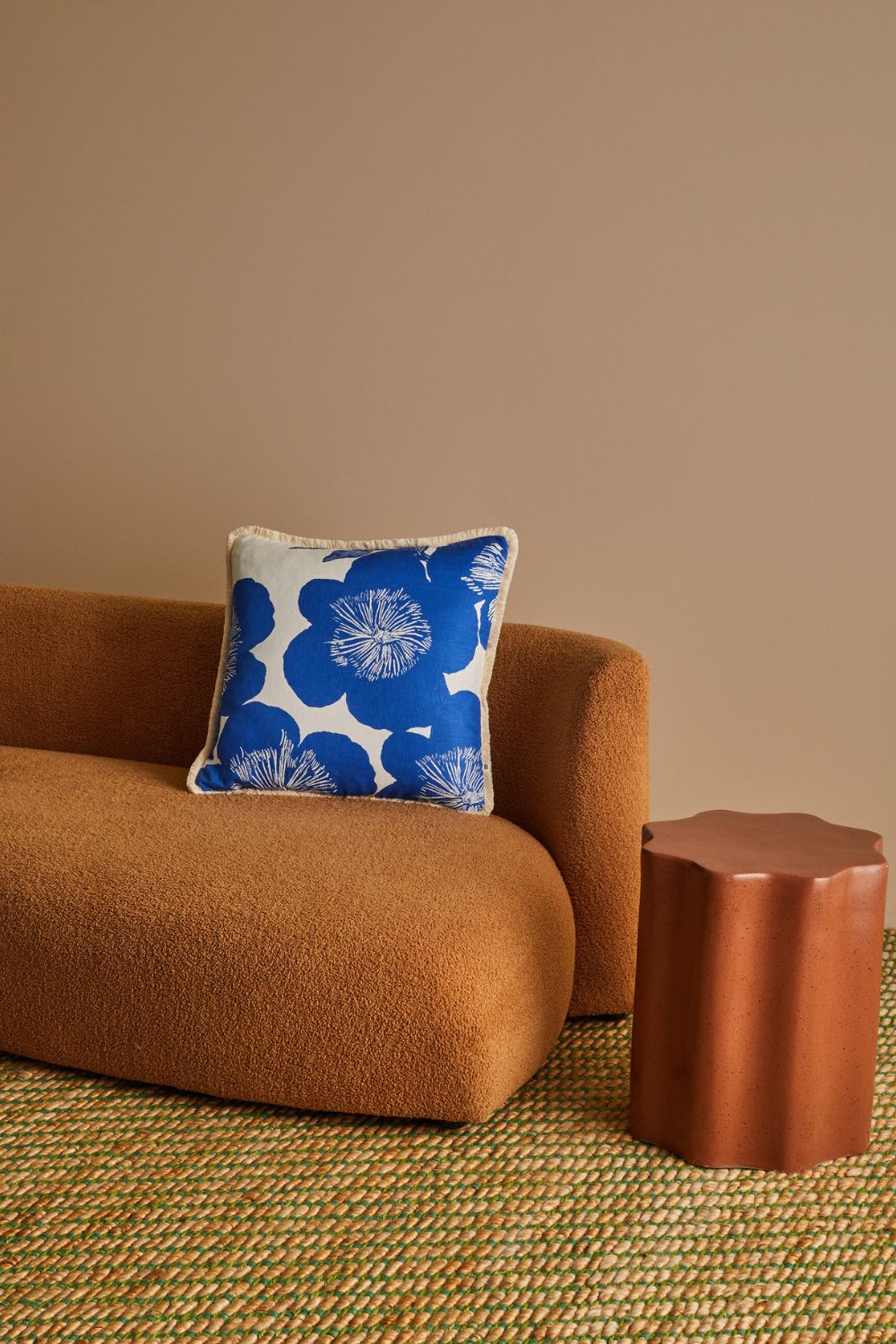 Jardin Blue 50cm Cushion