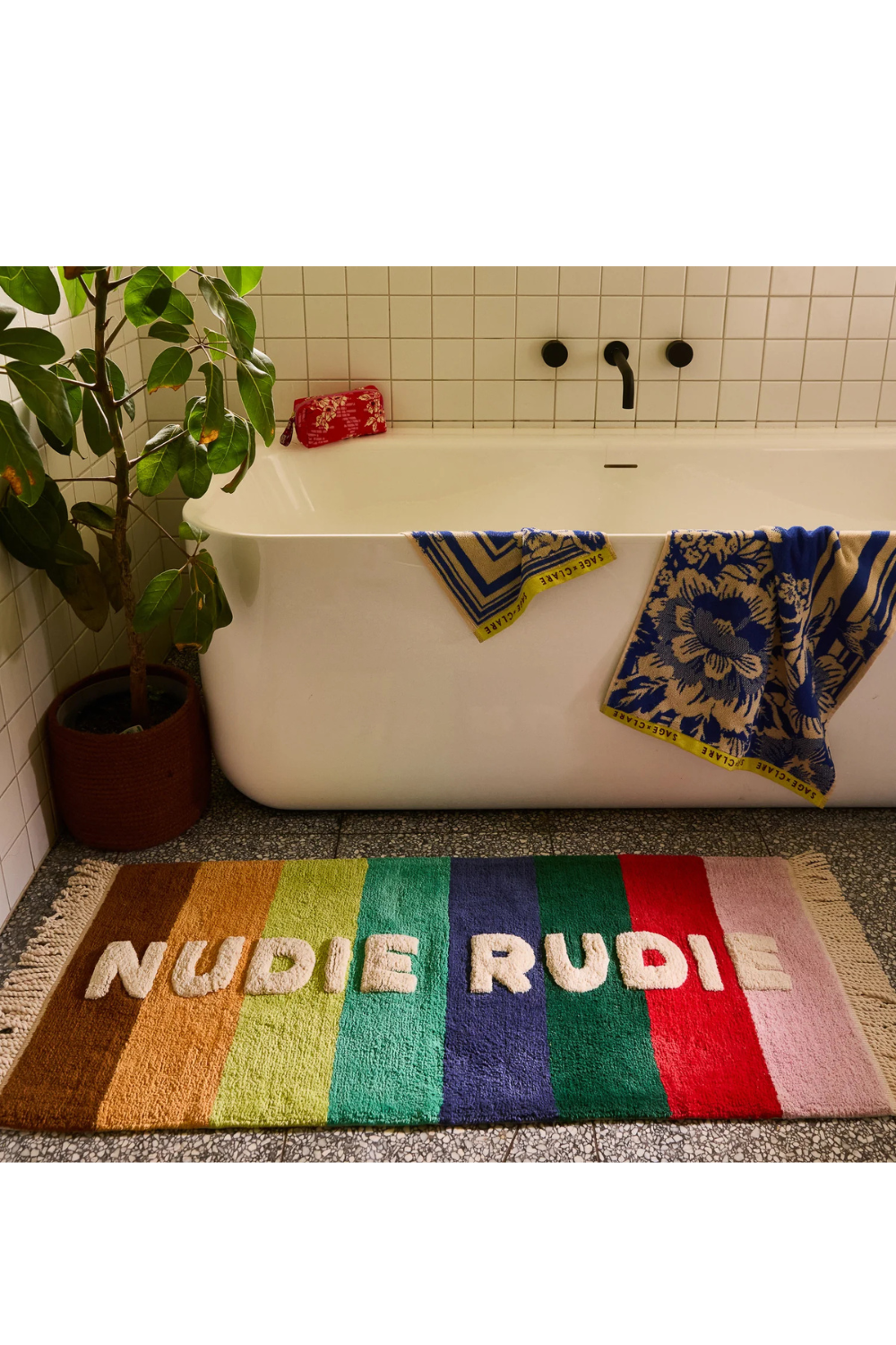 Martina Nudie Rudie Bath Runner - Russet