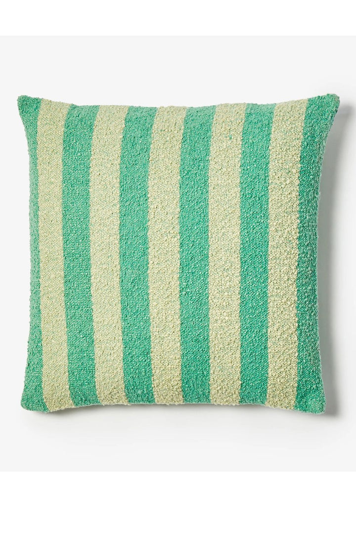 Boucle Stripe Mint 60cm Cushion