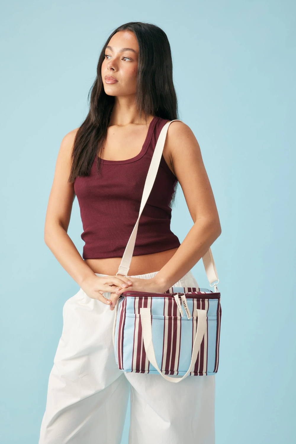 lunch base - mulberry stripe