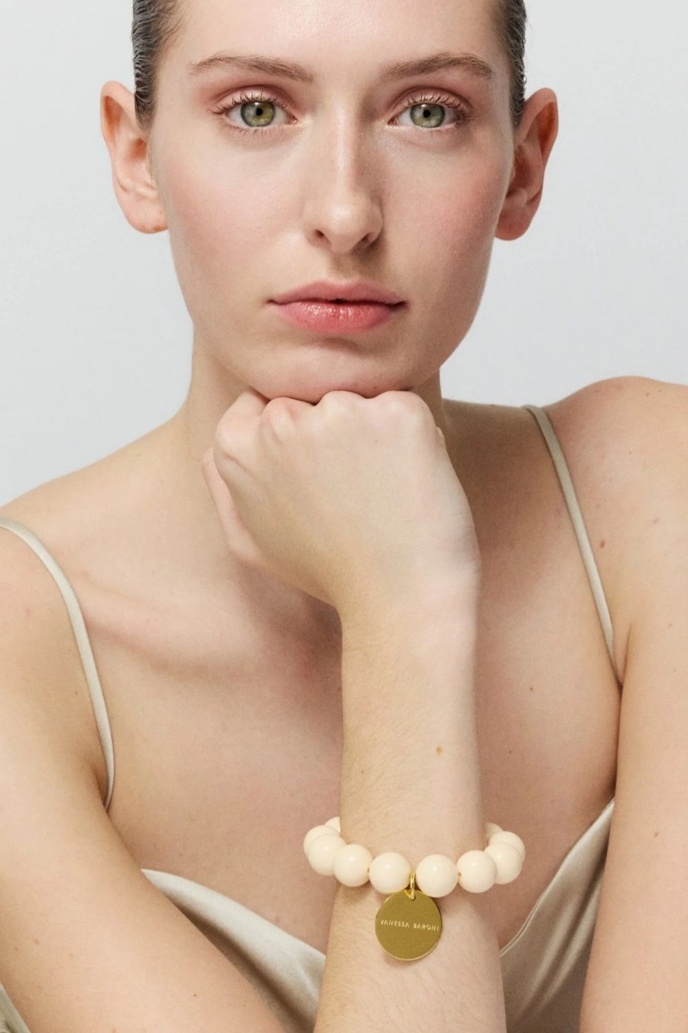 Beads Flex Bracelet Latte