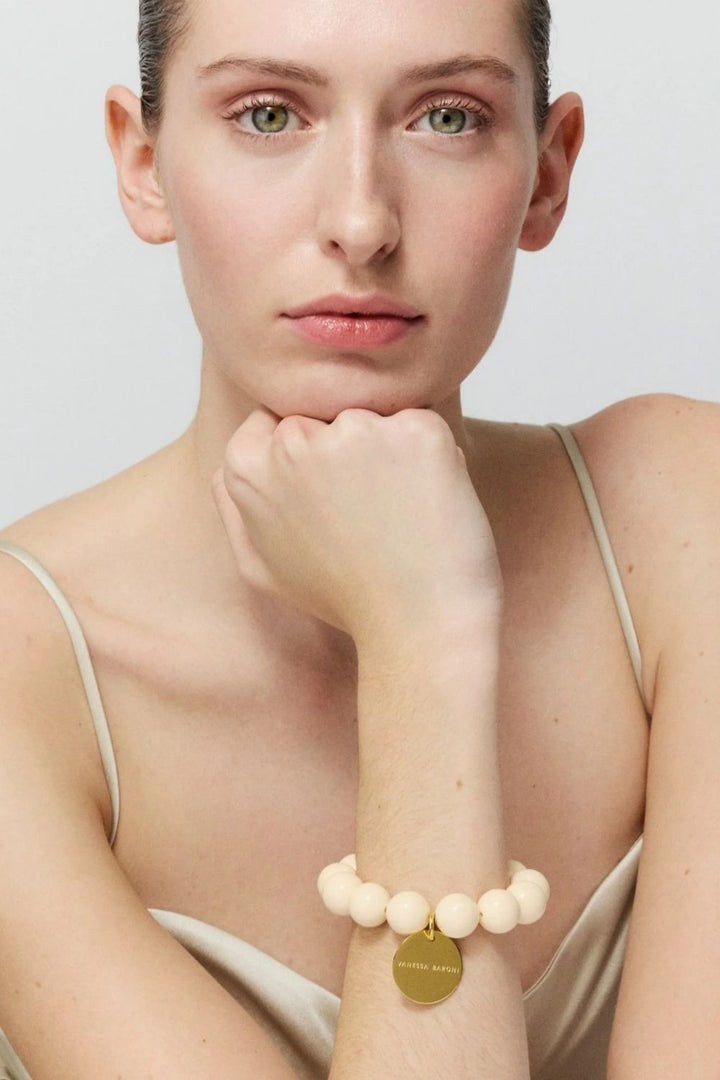 Beads Flex Bracelet Latte