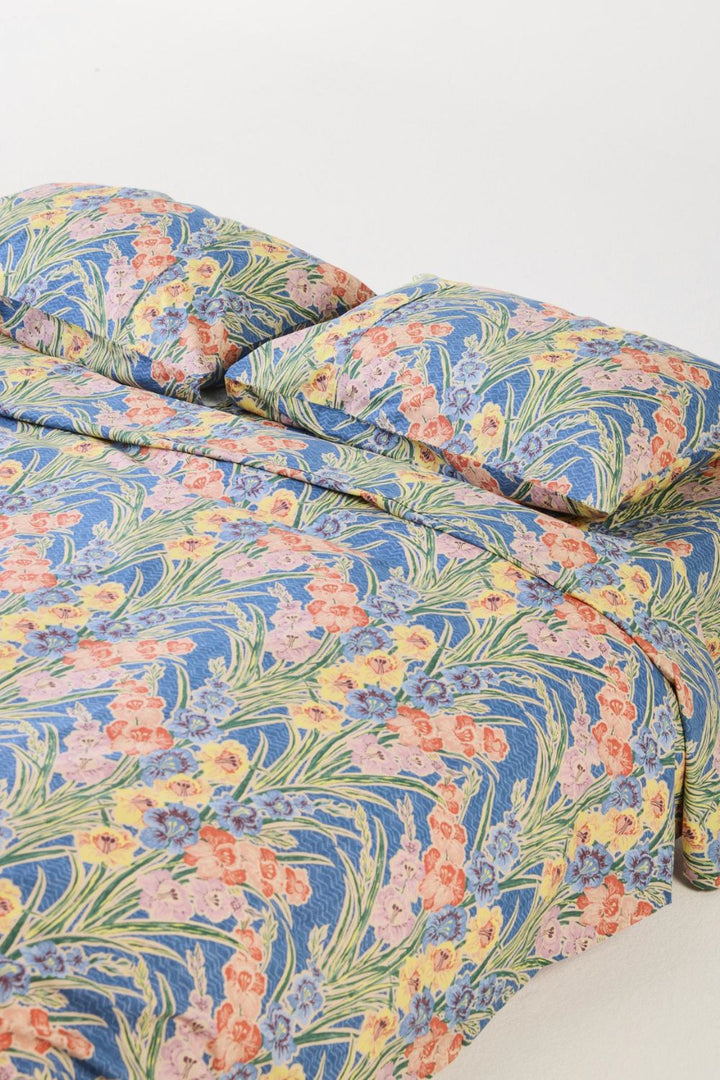 Kip&Co x Anna Spiro Gladiolus Organic Cotton Pillowcases 2p Standard
