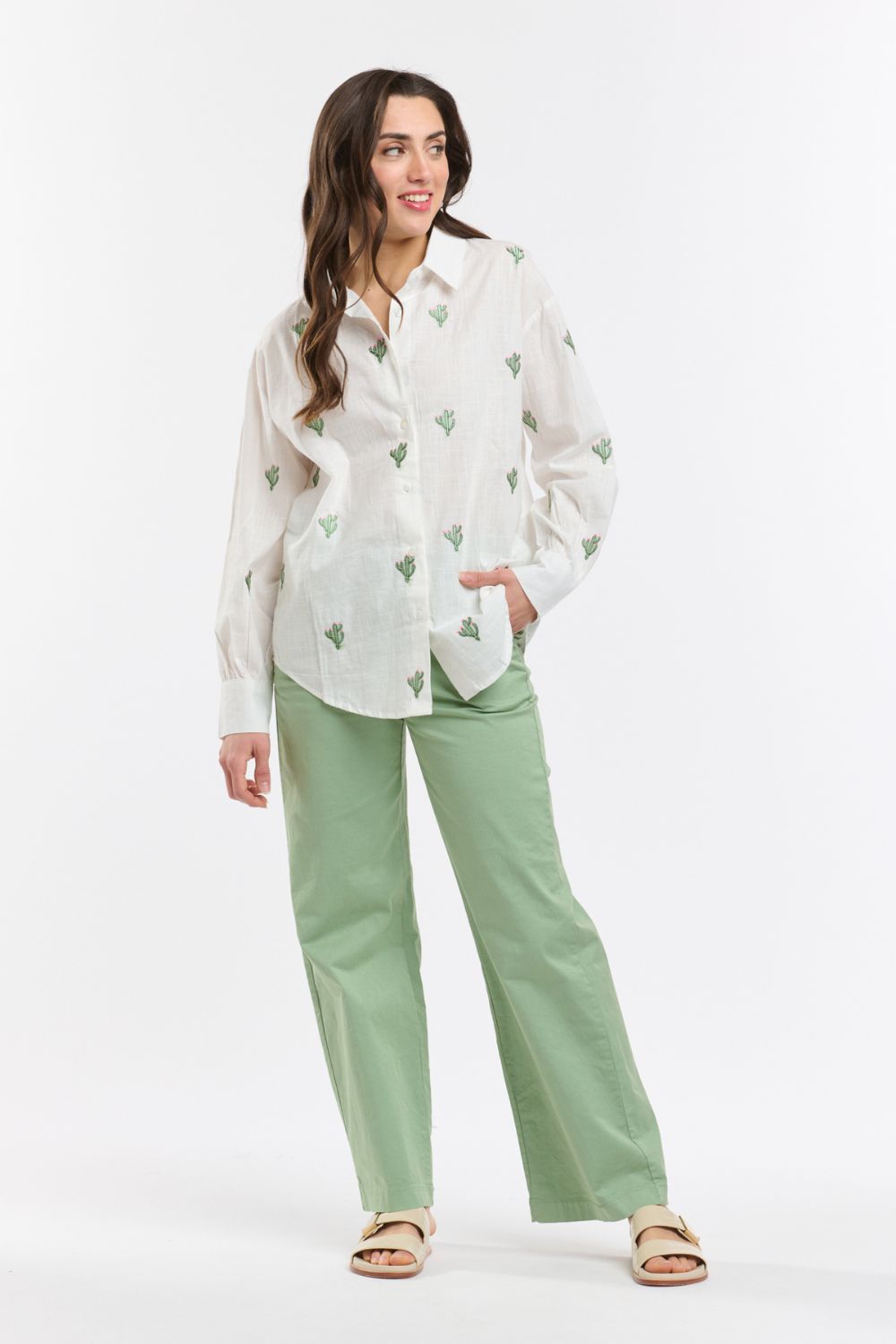 Cactus Shirt White