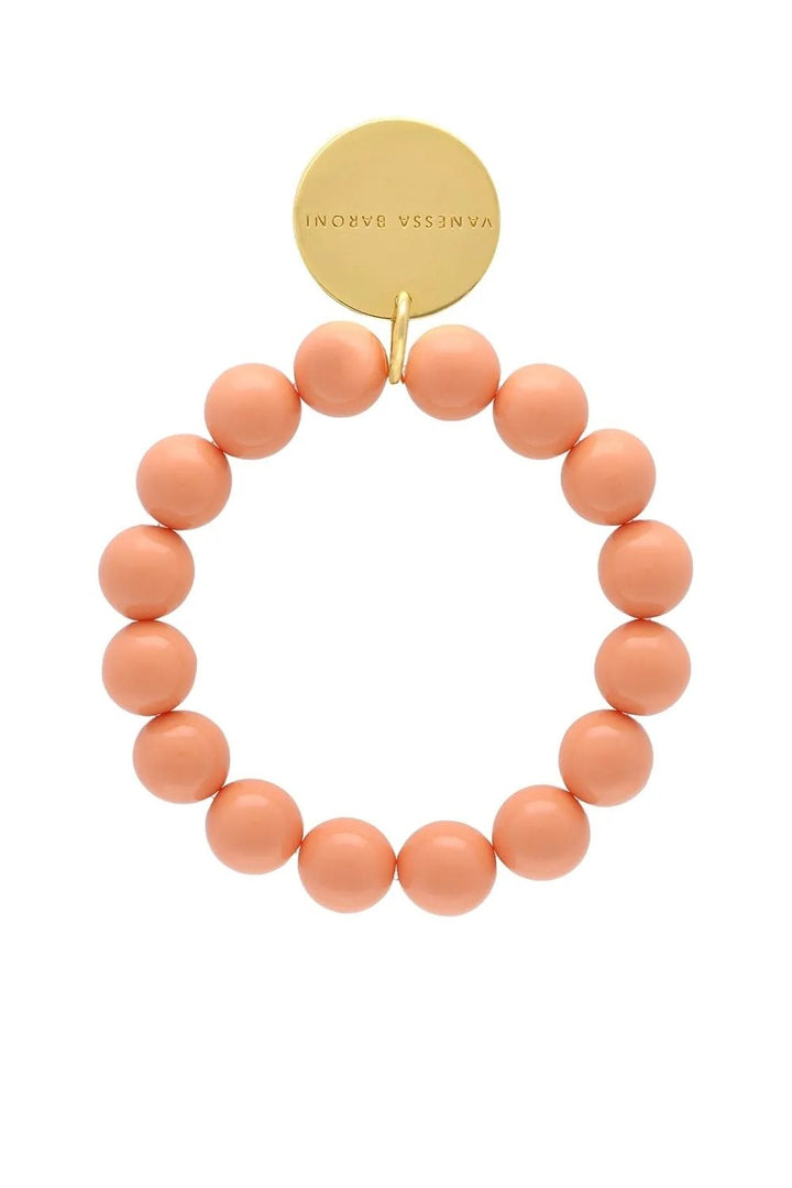 Mini Beads Flex Bracelet Peach