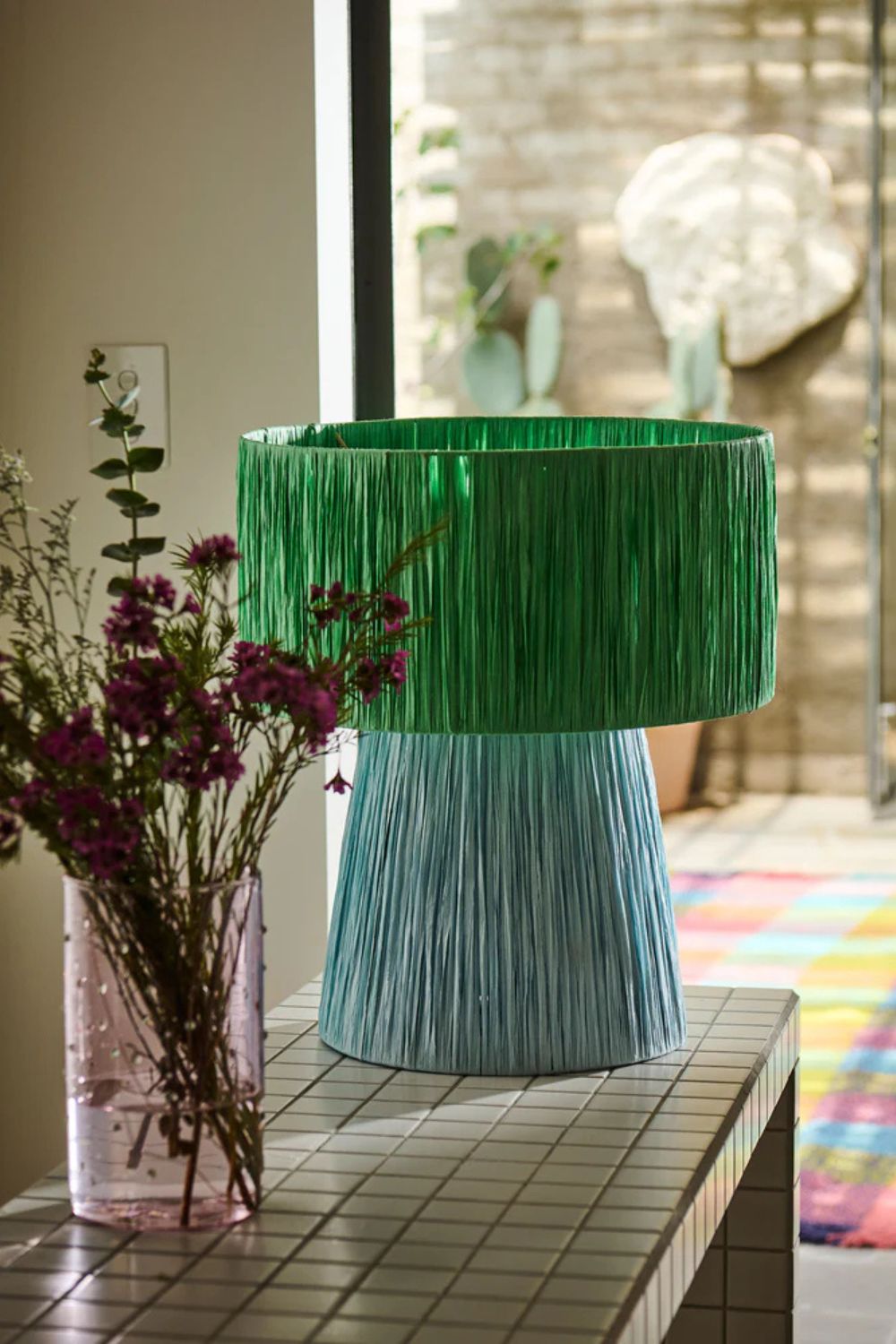 MAUI RAFFIA LAMP