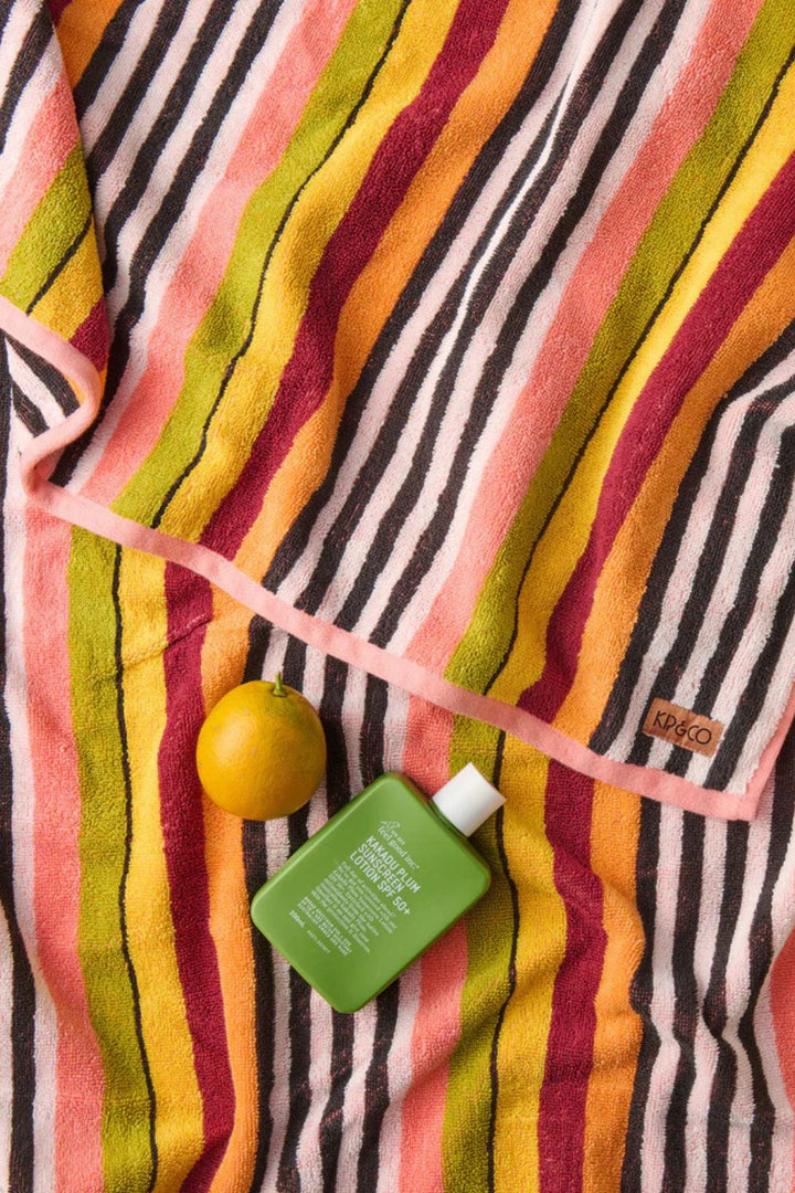 CASABLANCA STRIPE TERRY BEACH TOWEL