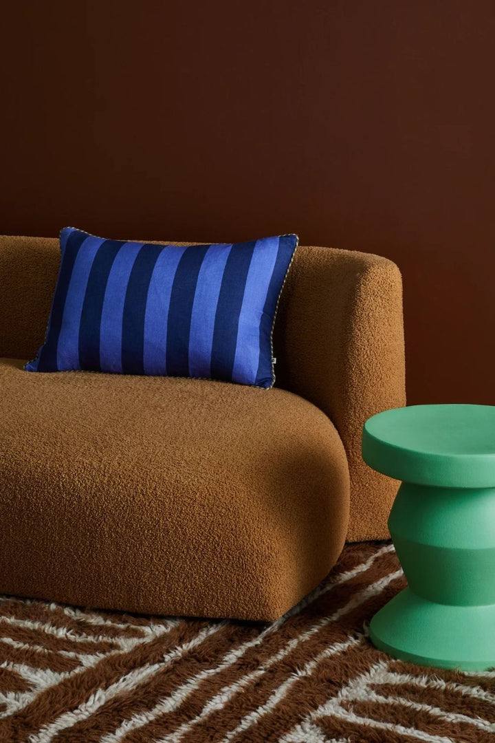 Bold Stripe Navy 60x40cm Cushion