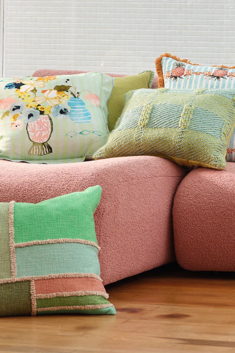 Blair Cushion chatreuse - Crate Expectations