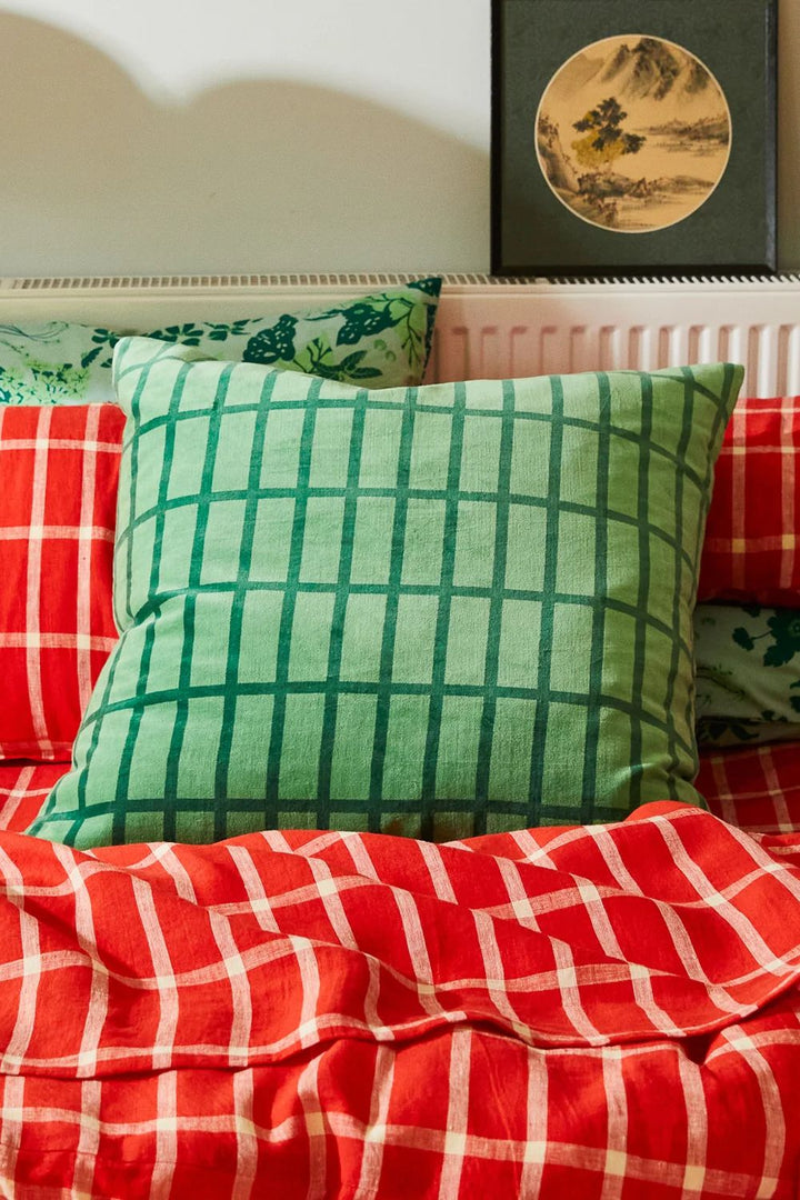 Remi Velvet Cushion - Emerald