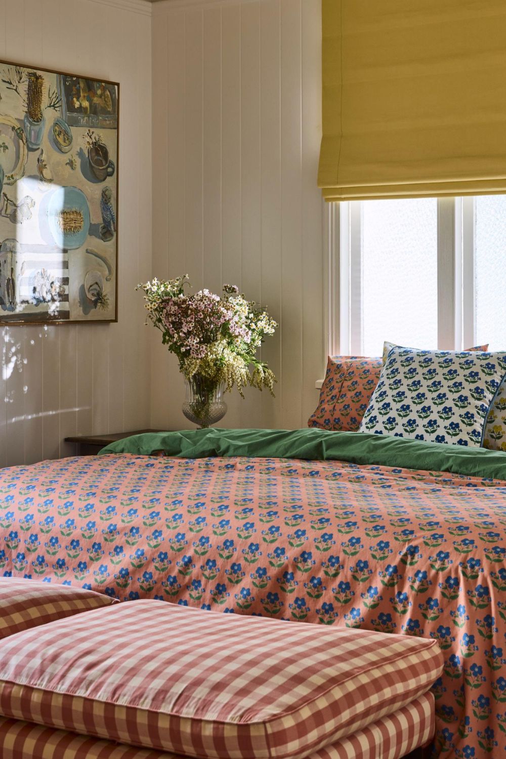 Kip&Co x Anna Spiro Indian Summer Rose Organic Cotton Quilt Cover